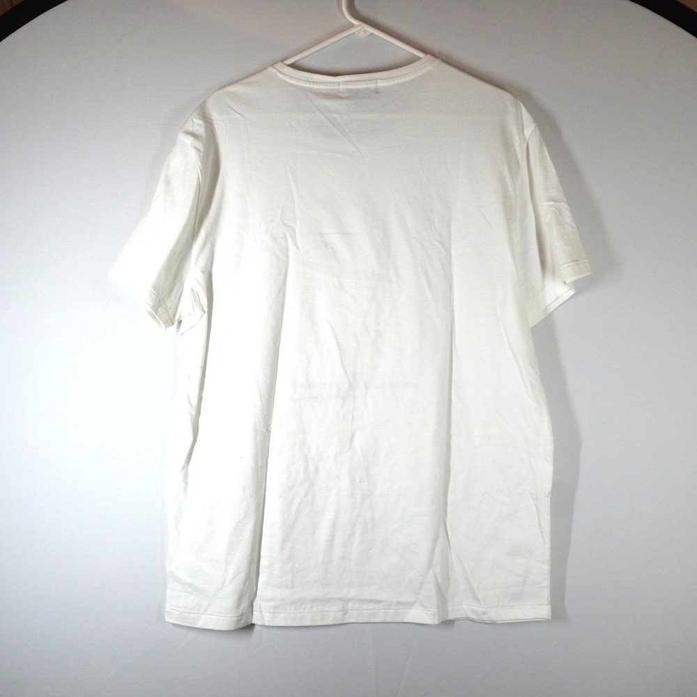 Polo Ralph Lauren T-Shirt Men XL White Polo Bear Cowboy Custom Slim Fit‎ Graphic - Picture 4 of 6
